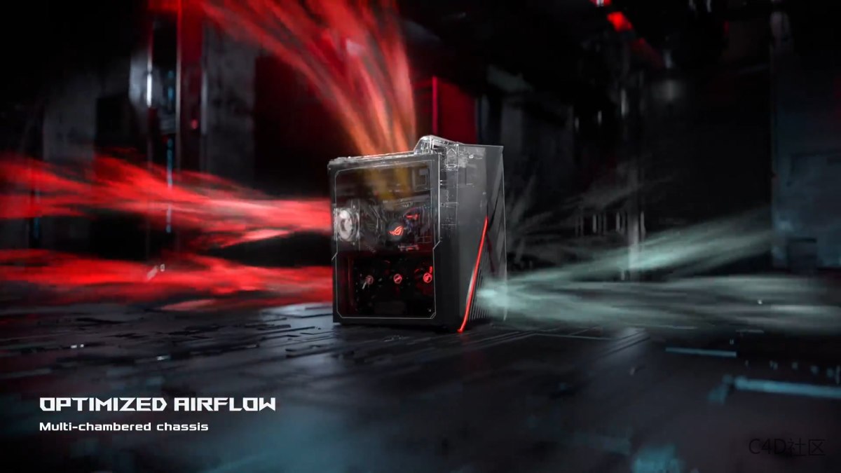 华硕ROG STRIX CR35电脑机箱动画- 大师级的操作太强了