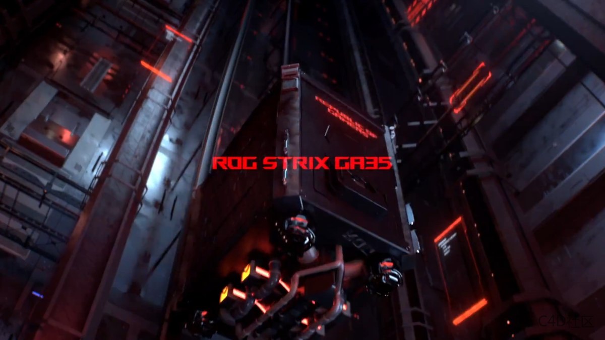 华硕ROG STRIX CR35电脑机箱动画- 大师级的操作太强了