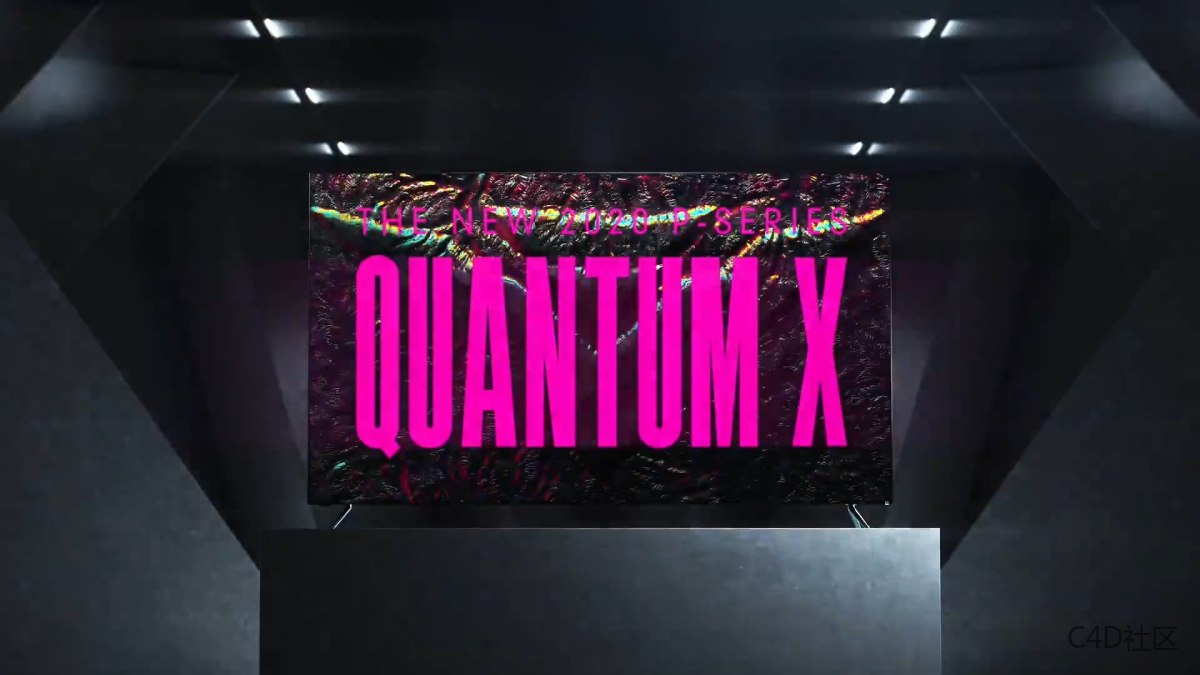 VIZIO智能电视-帅爆的一款电视显示屏三维产品动画