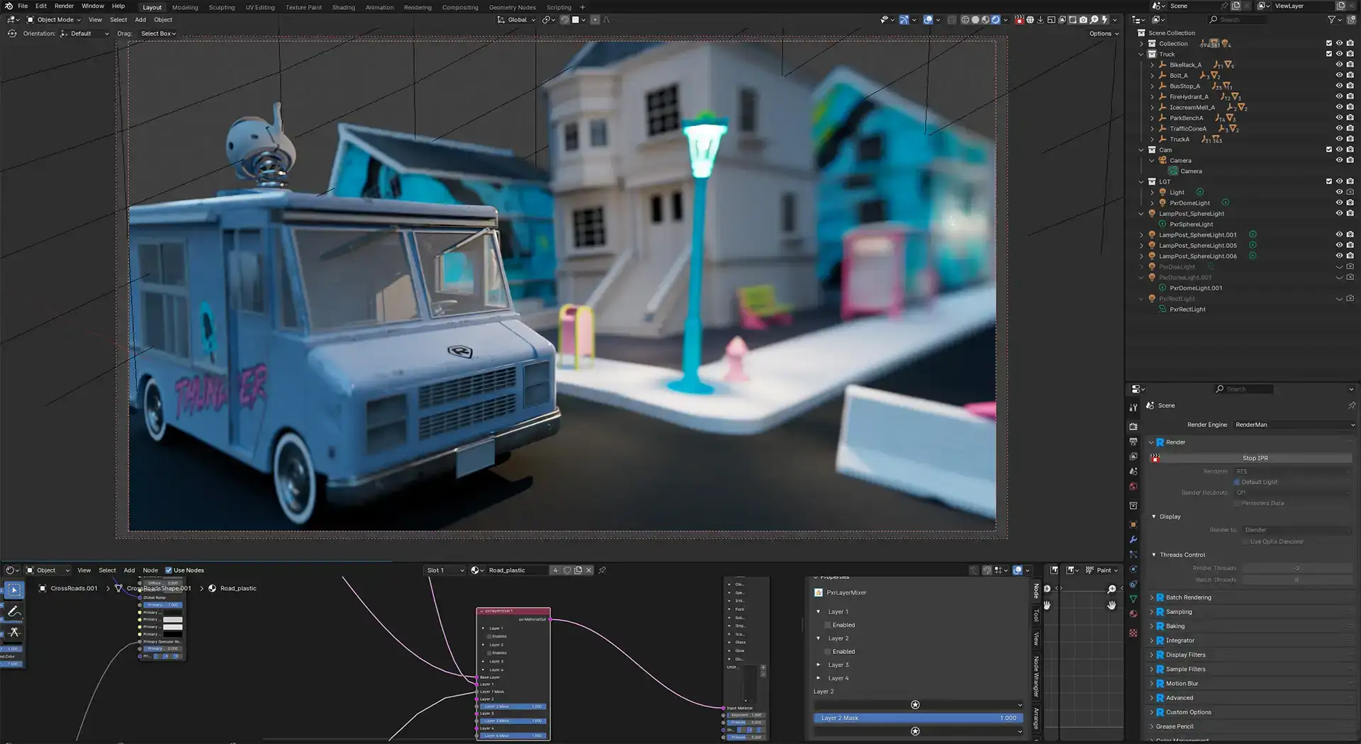 Blender RenderMan 27.0 fro Blender 渲染器