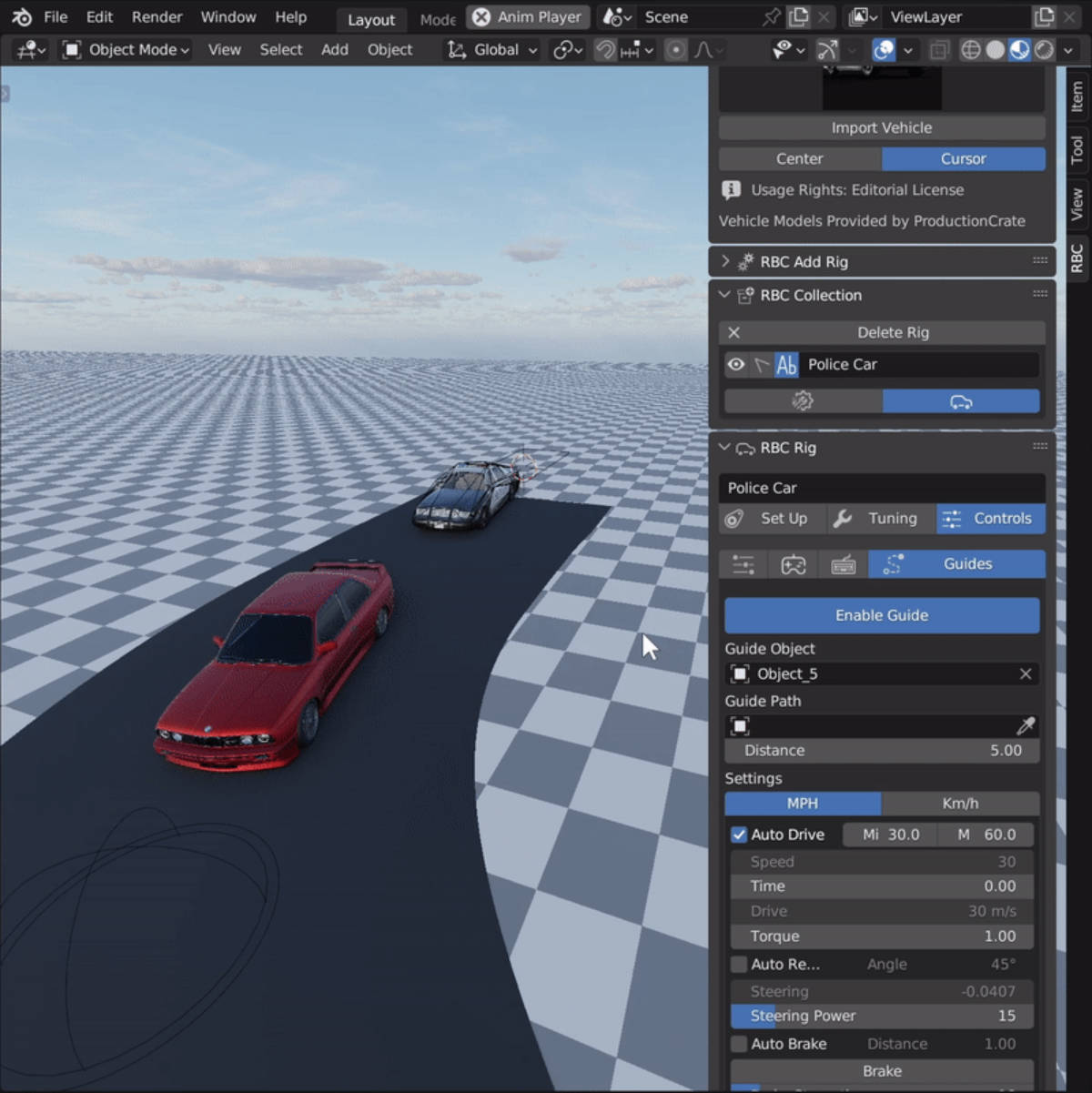 RBC Pro V1.3.3 fro Blender 汽车绑定插件