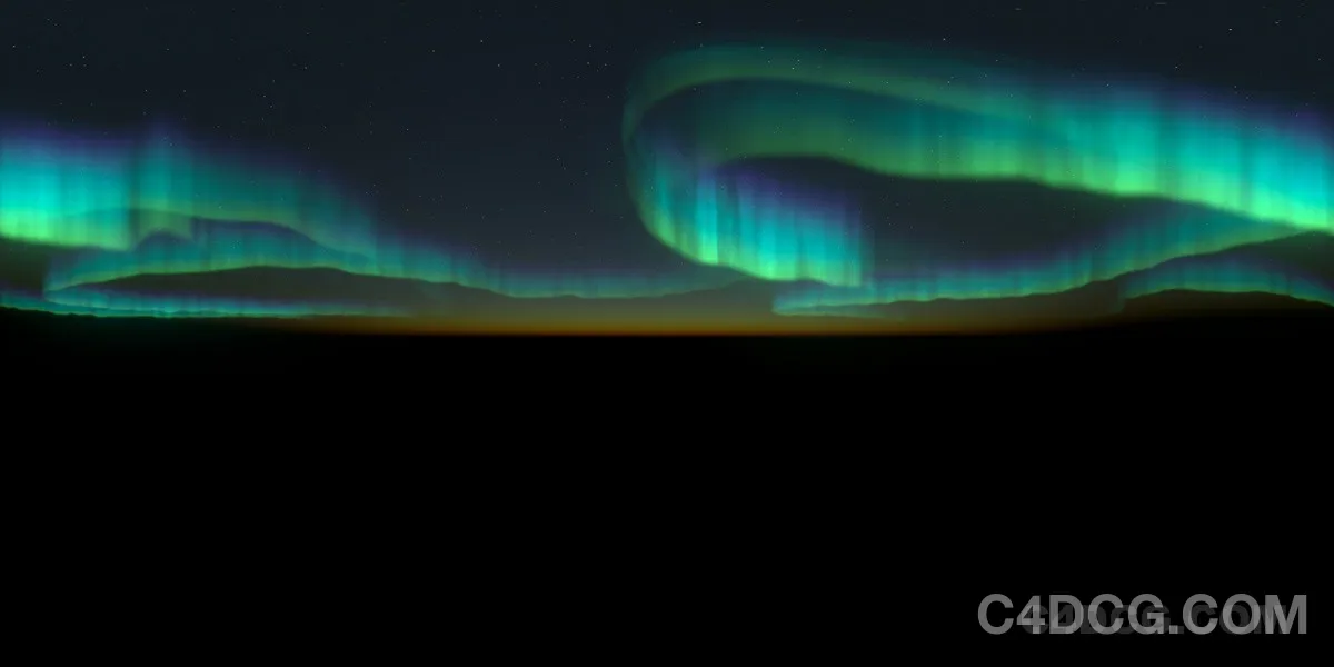 星空HDR极光-夜太美