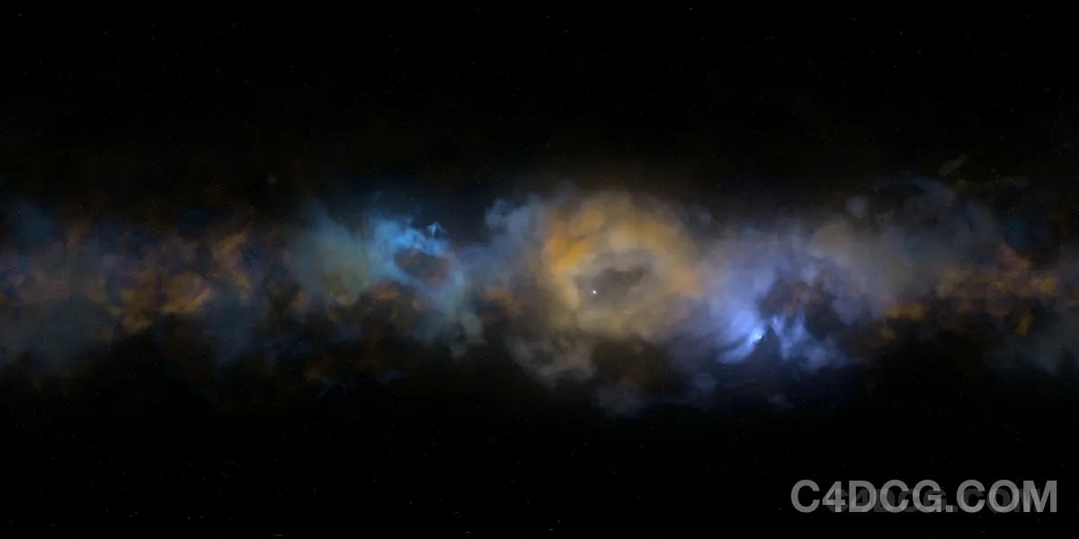 宇宙星云HDR贴图-彩色的星云