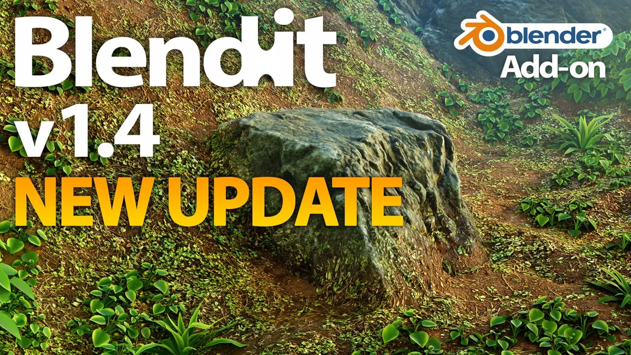Blendit v1.7.1 for Blender 模型环境融合插件