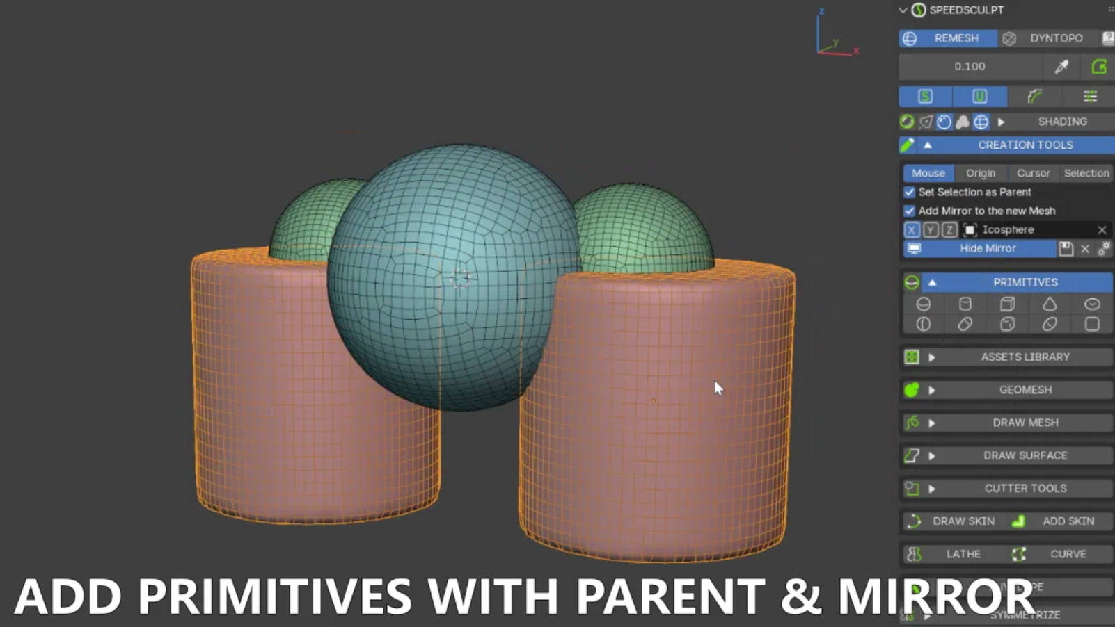 SpeedscuIpt v0.3.0 for blender 雕刻建模辅助插件