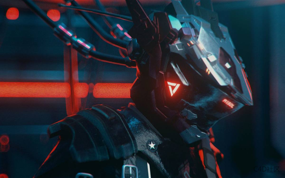 耗时近半年！新人自制C4D赛博朋克短片《Ghost Hacker 幽灵骇客》 by-人間失格