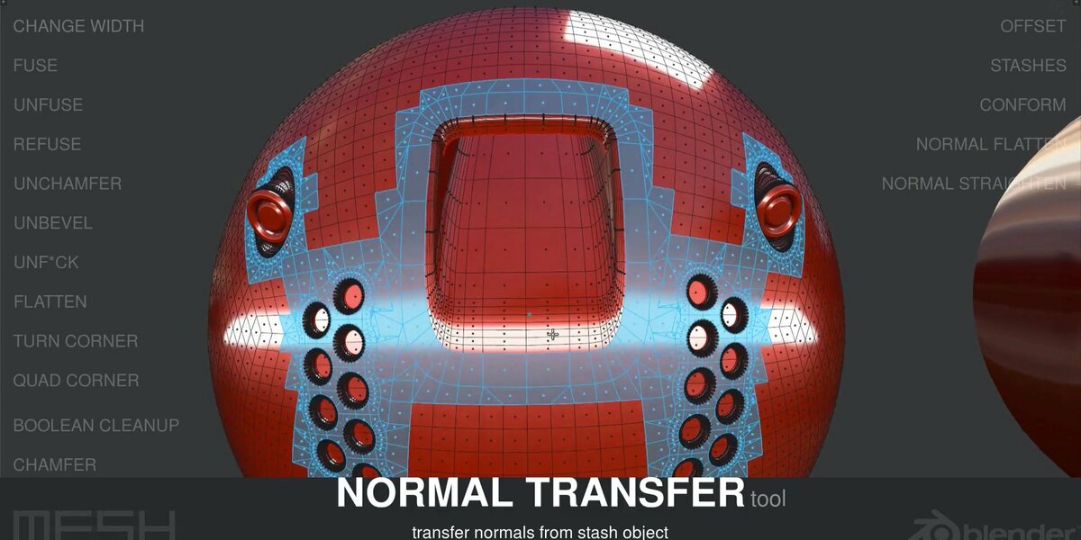 MESHmachine v0.16 fro Blender倒角圆角插件破解版