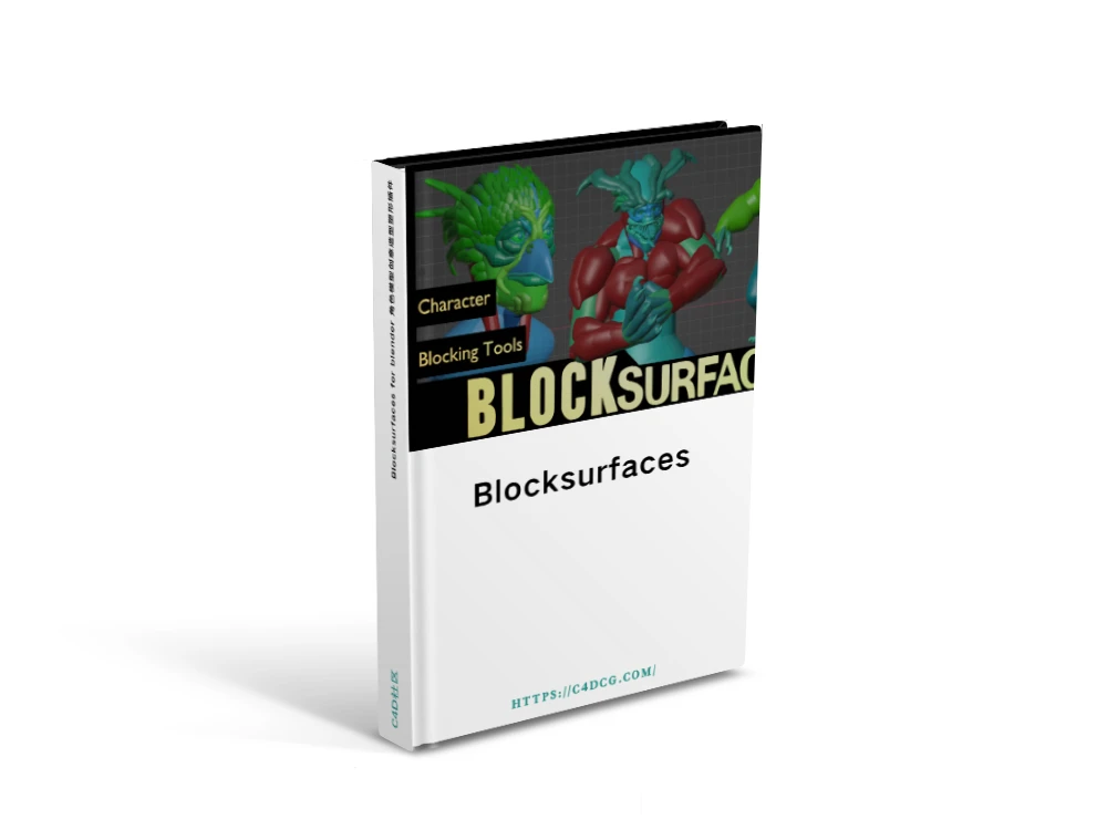 Blocksurfaces V1.0.270 for blender 角色模型创意造型塑形插件