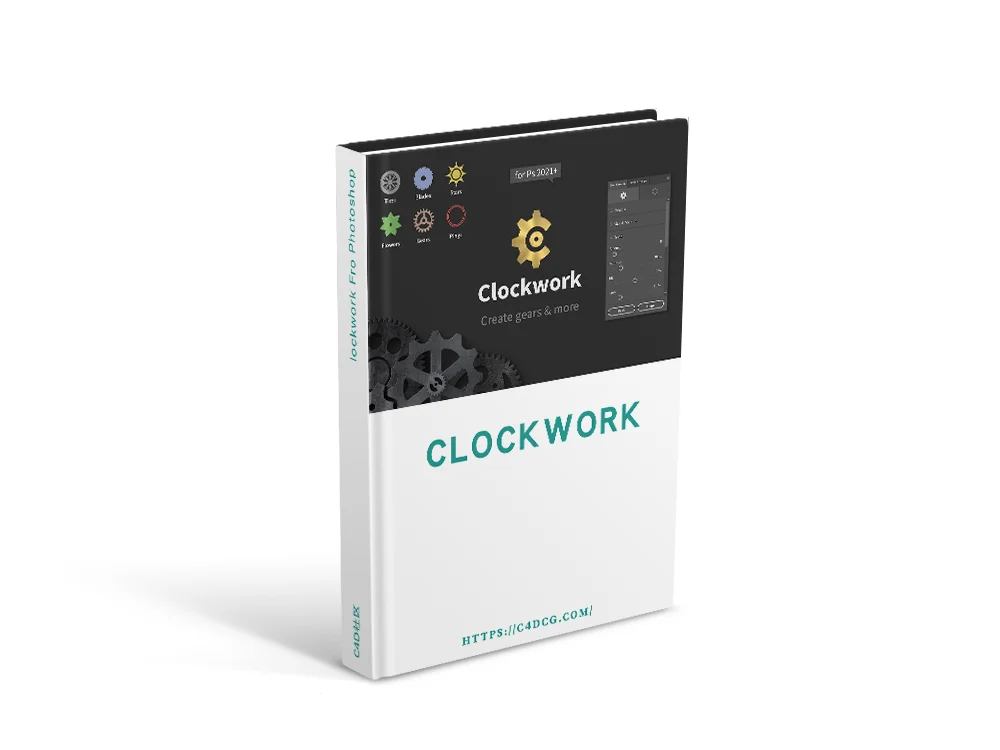Clockwork V1.0.1 fro Photoshop 齿轮生成插件