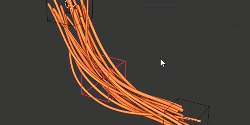 Curve Basher v1.3.11 Fro Blender 曲线电缆生成插件