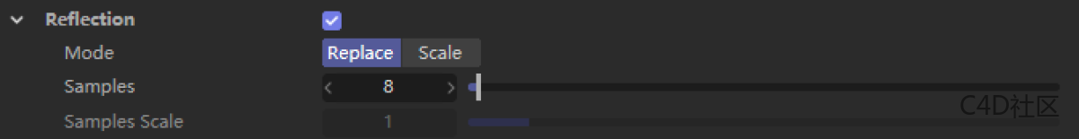 渲染设置 Adcanced Sampling