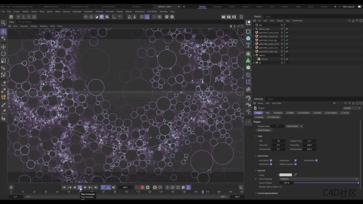X-Particles插件迎来新GPU解算工具NeXus，快到飞起！这个更新是不是比C4D 2023更有诚意