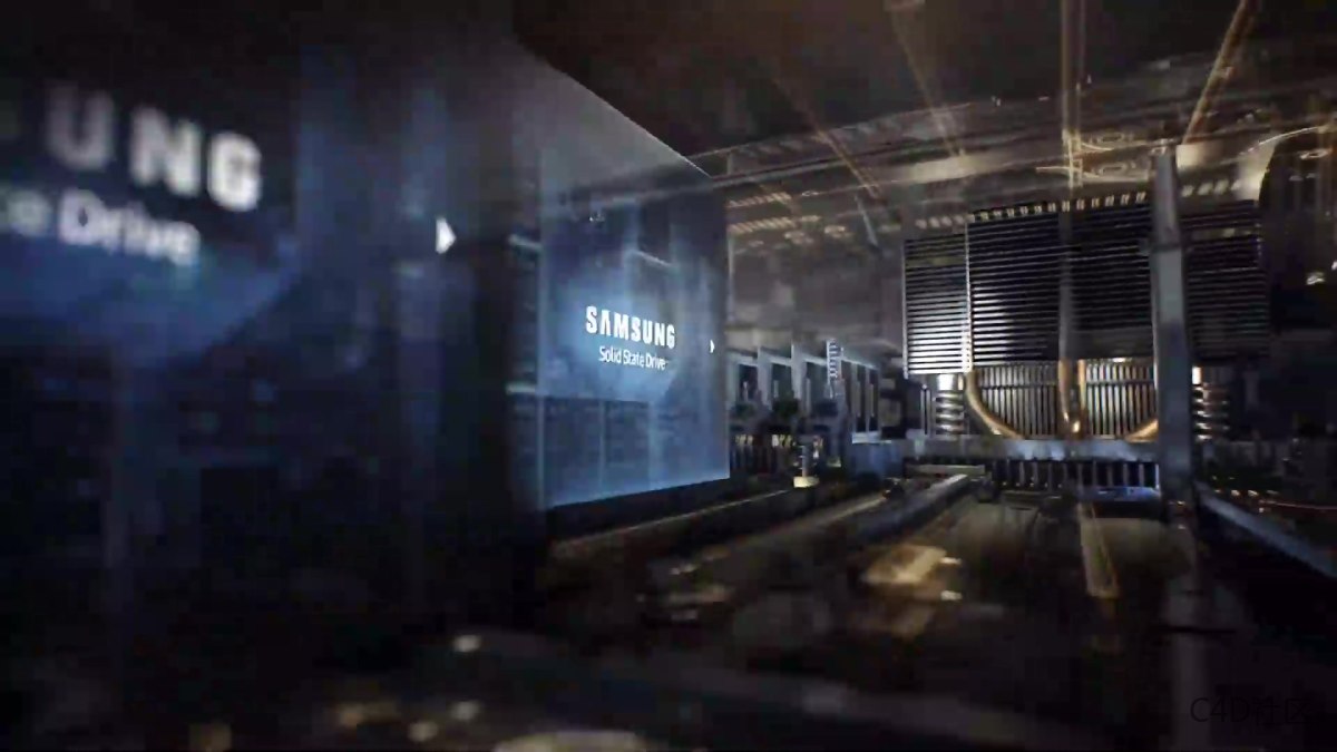 三星智能芯片类特效动画 出色的科技芯片灵感动态视频