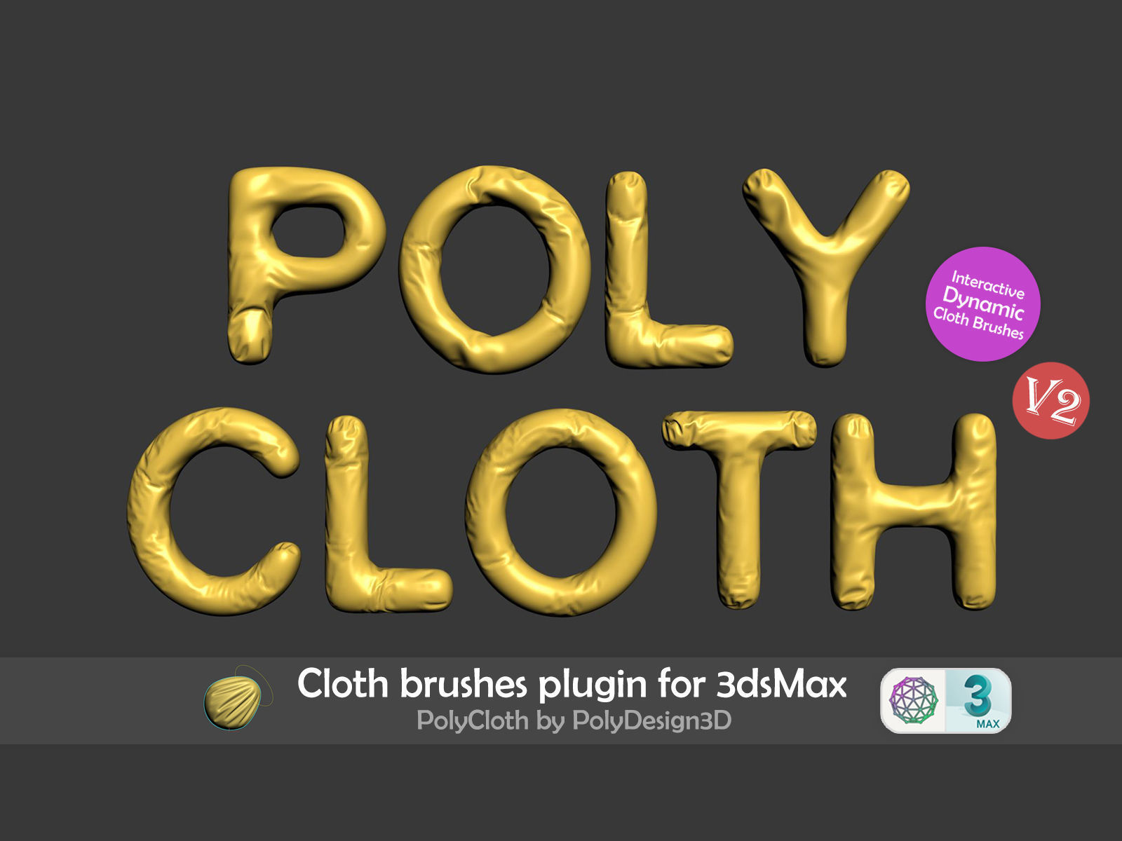 CGTrader PolyCloth 2.07 for 3DS MAX布料模拟插件