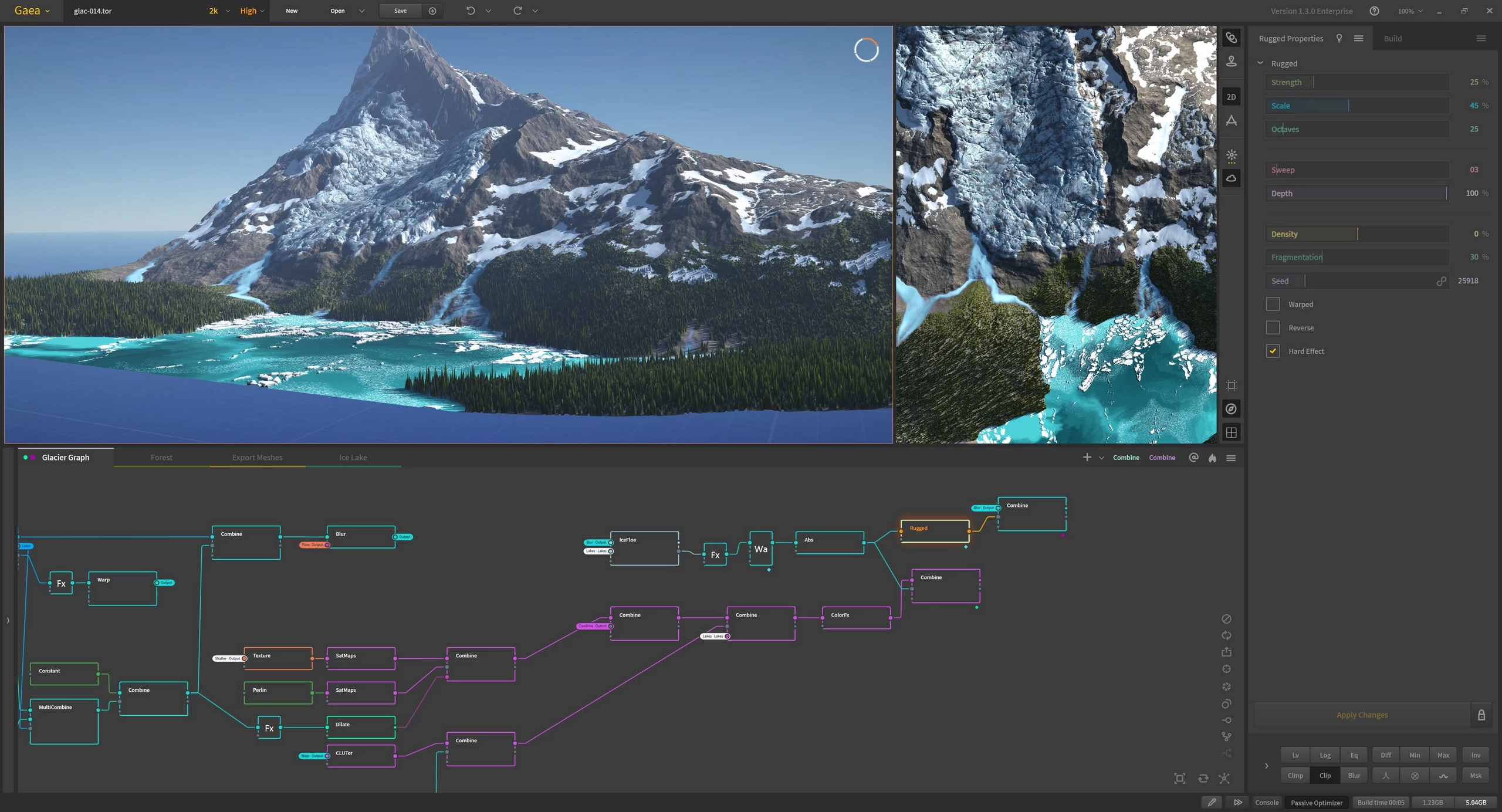 QuadSpinner Gaea 2.2.6.0 三维地形建模软件