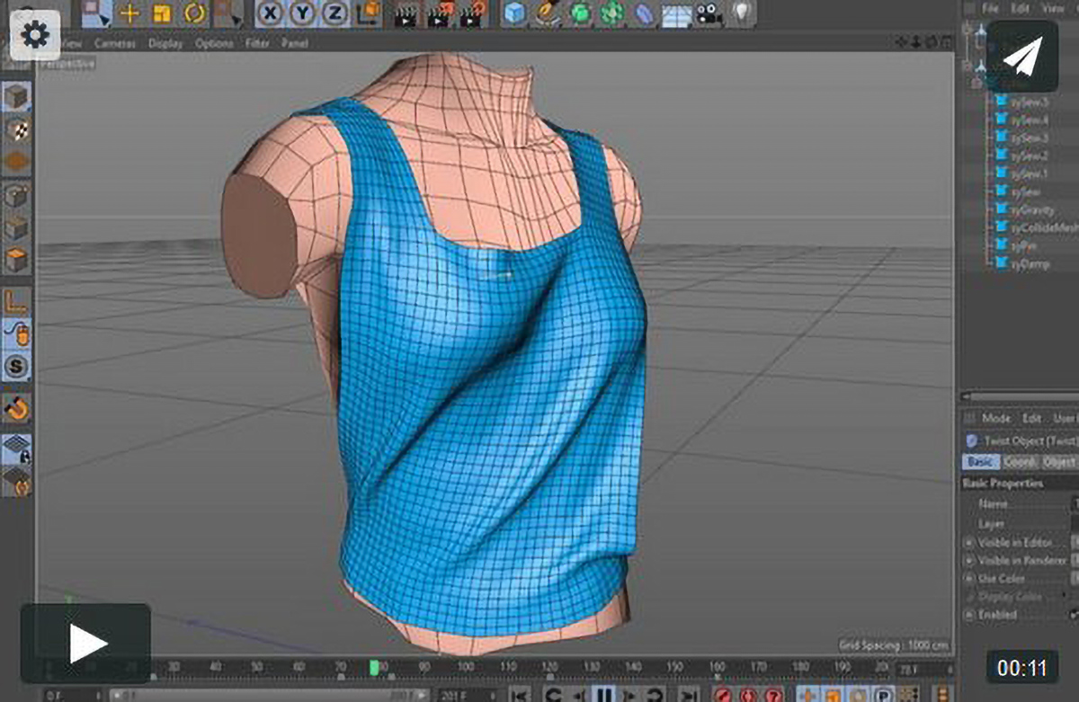 Syflex for CINEMA 4D R17-2023 布料模拟插件