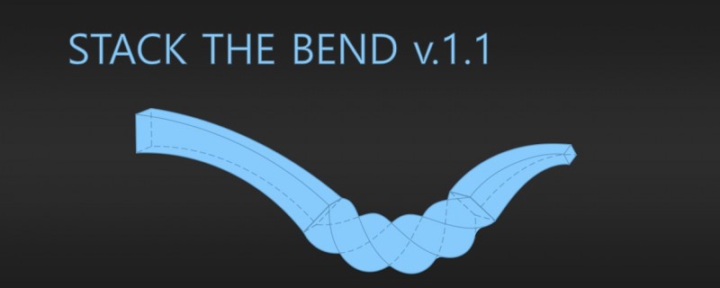Stack The Bend v1.3 Fro Cinema 4D R16-R23 堆叠弯曲变形器破解版插件