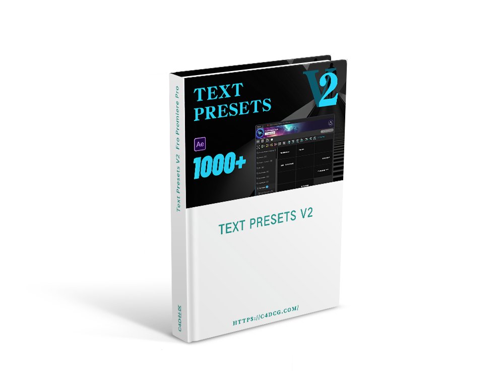 Text Presets V2 Fro After Effects 文字特效动画预设