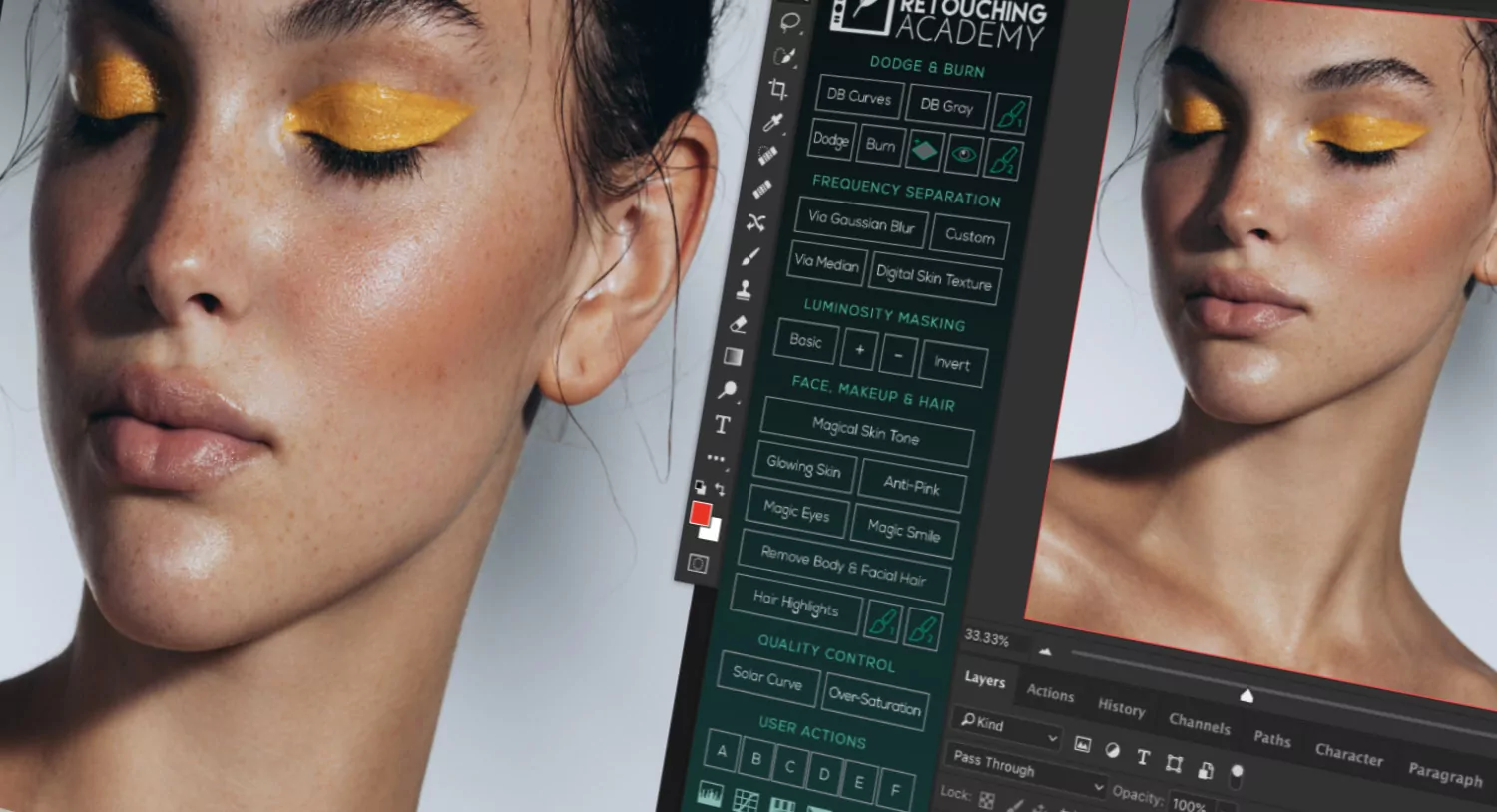Ultimate Retouch Panel 3.9.2 for Photoshop CS6-2023 人像磨皮插件