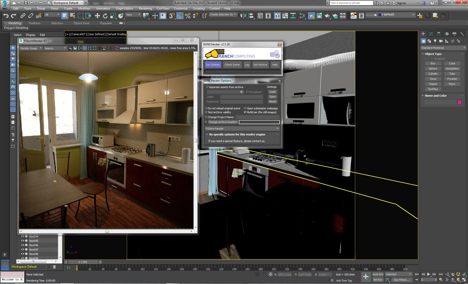 FStorm Render v1.5.7J For 3ds Max GPU渲染器