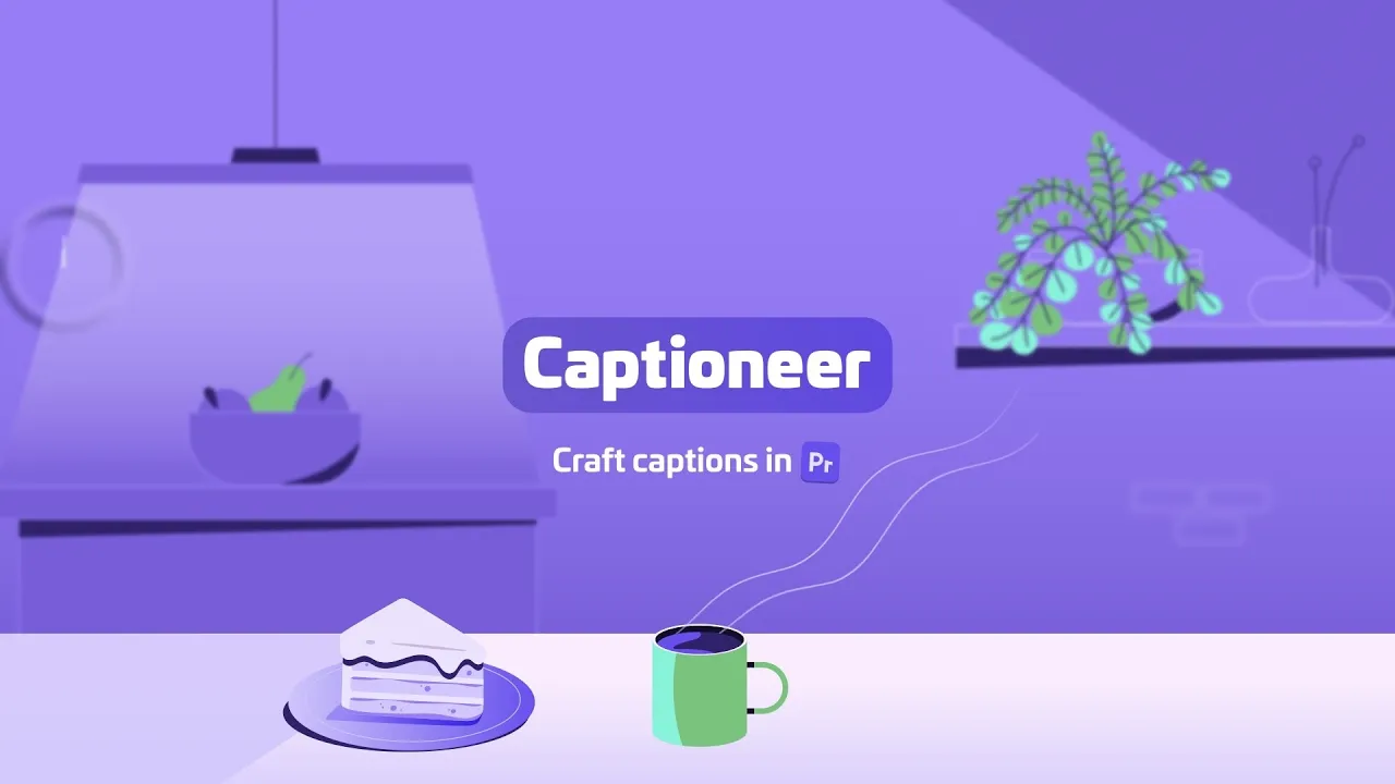 Captioneer V1.2.25.3 fro Premiere Pro 快捷字幕脚本