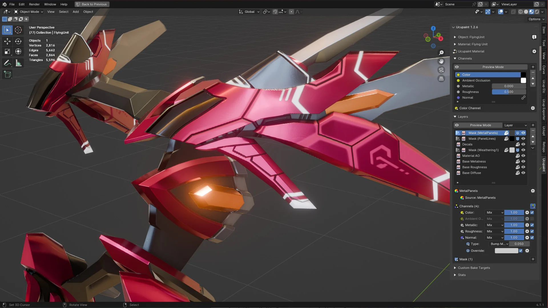 Ucupaint V2.1.5 fro Blender 贴图管理插件