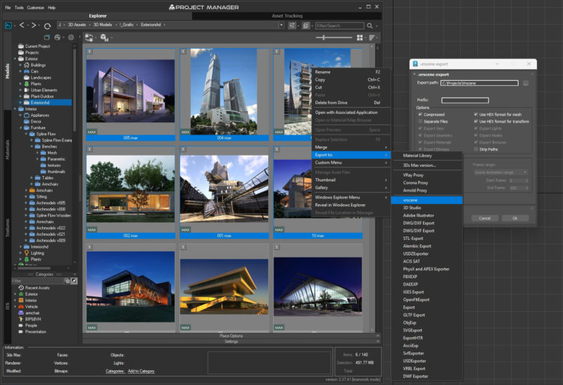 3d-kstudio Curlipse 1.0.33.23 for 3ds Max 工程项目预设管理预览插件
