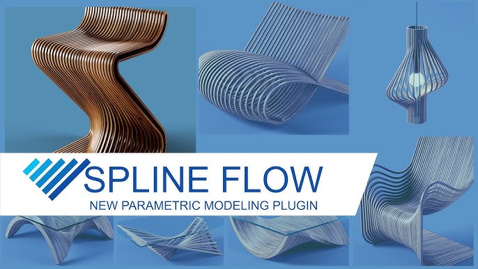 3d-kstudio Spline Flow Pro 0.9.136.63 For 3DS MAX 复杂参数化曲线样条线模型生成插件