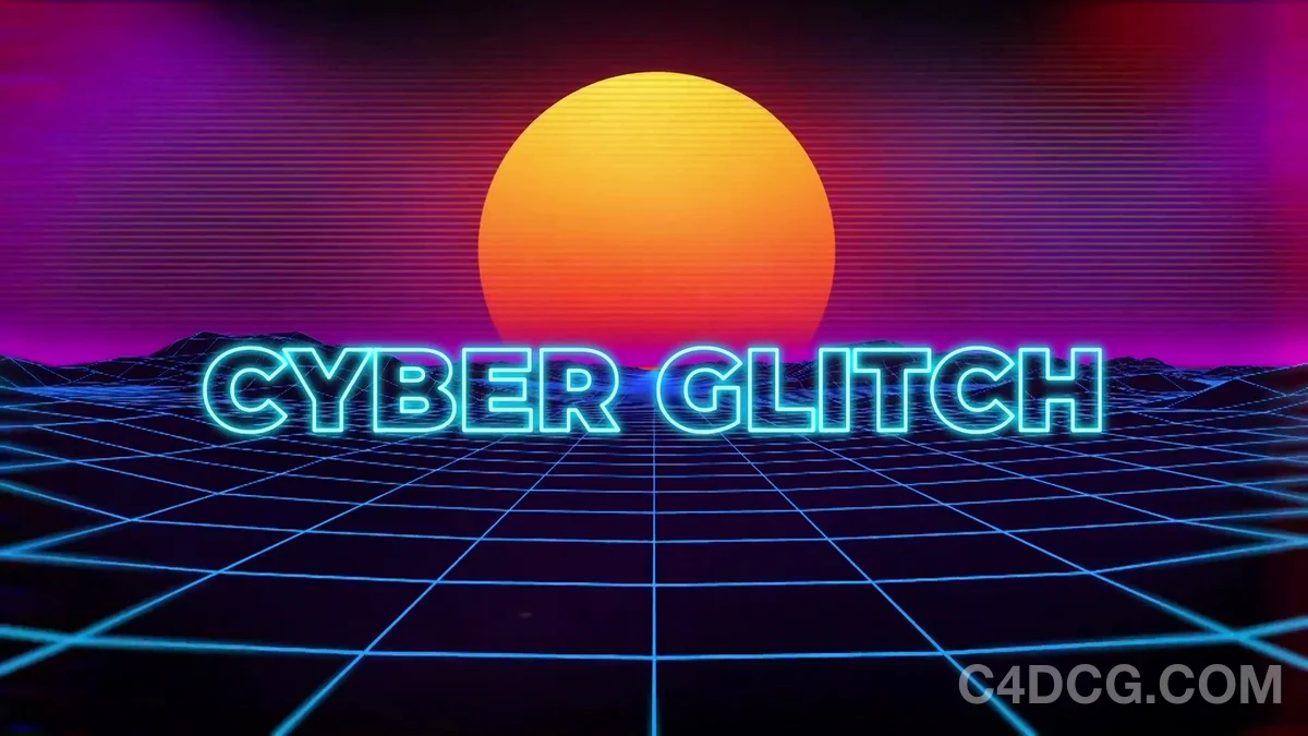 50组故障干扰转场模板-Cyber Glitch Transition Pack