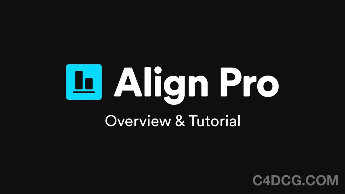 Align Pro v1.3.0 Fro After Effects 快速图层对齐插件