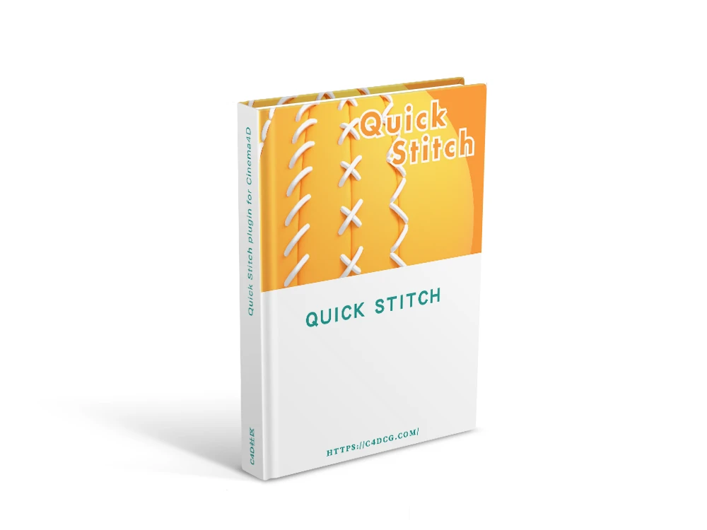 Quick Stitch plugin for Cinema4D 快速缝针线效果插件【高荣强汉化】