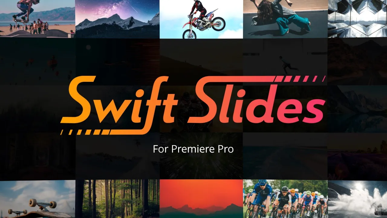 Swift Slides V1.0.0 fro Premiere Pro 快速的幻灯片制作插件