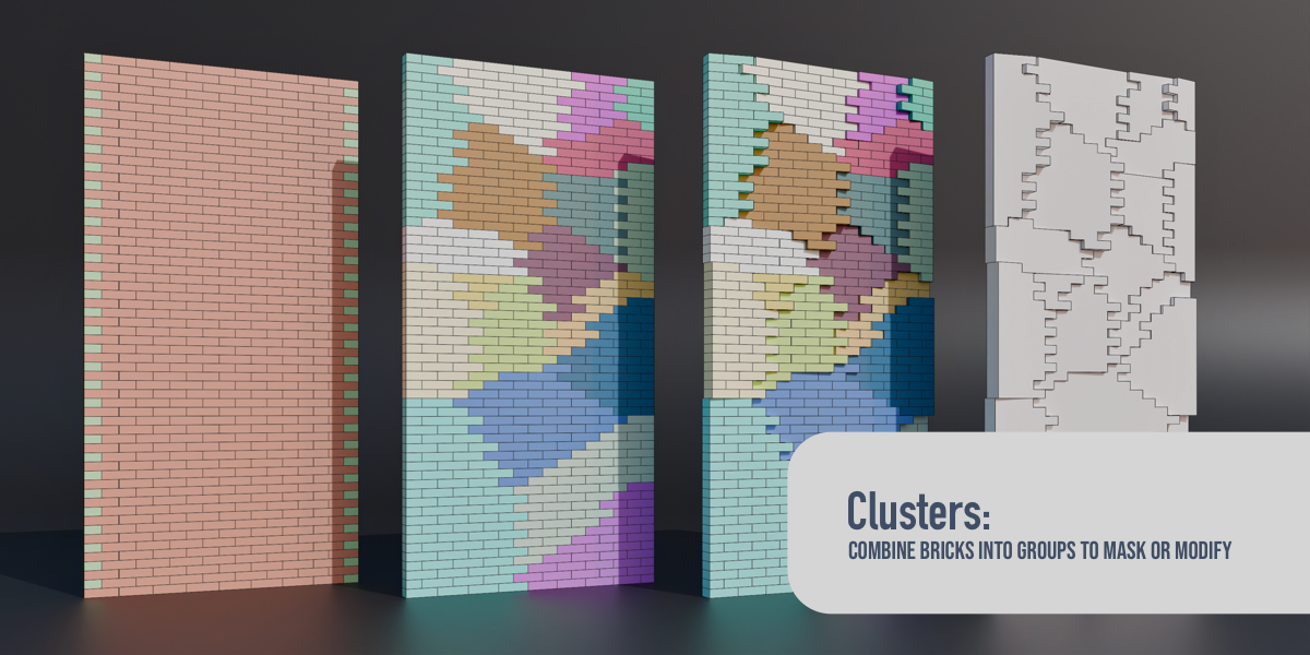 Trowel V2.2 fro Blender三维砖墙生成插件