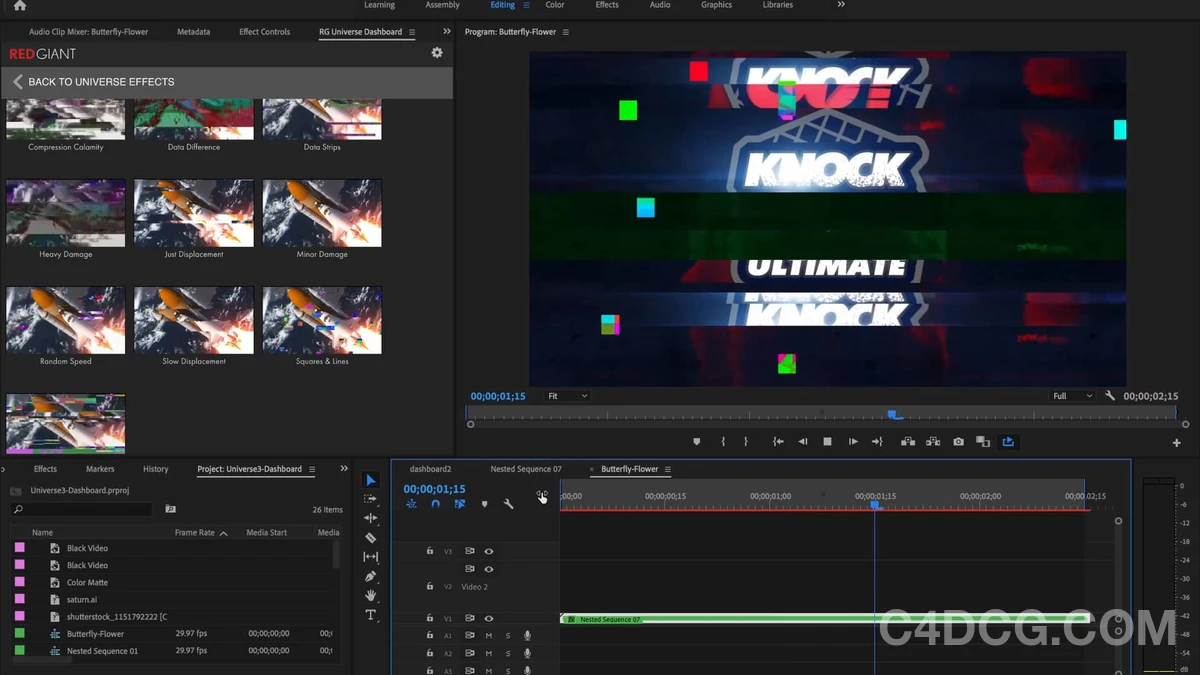 Red Giant Universe 2026.0.0 特效传输插件