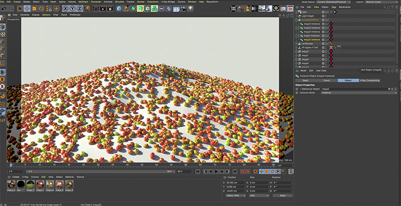 Laubwerks SurfaceSPREAD v2.0.9 for Cinema 4D 三维植物散布生成插件