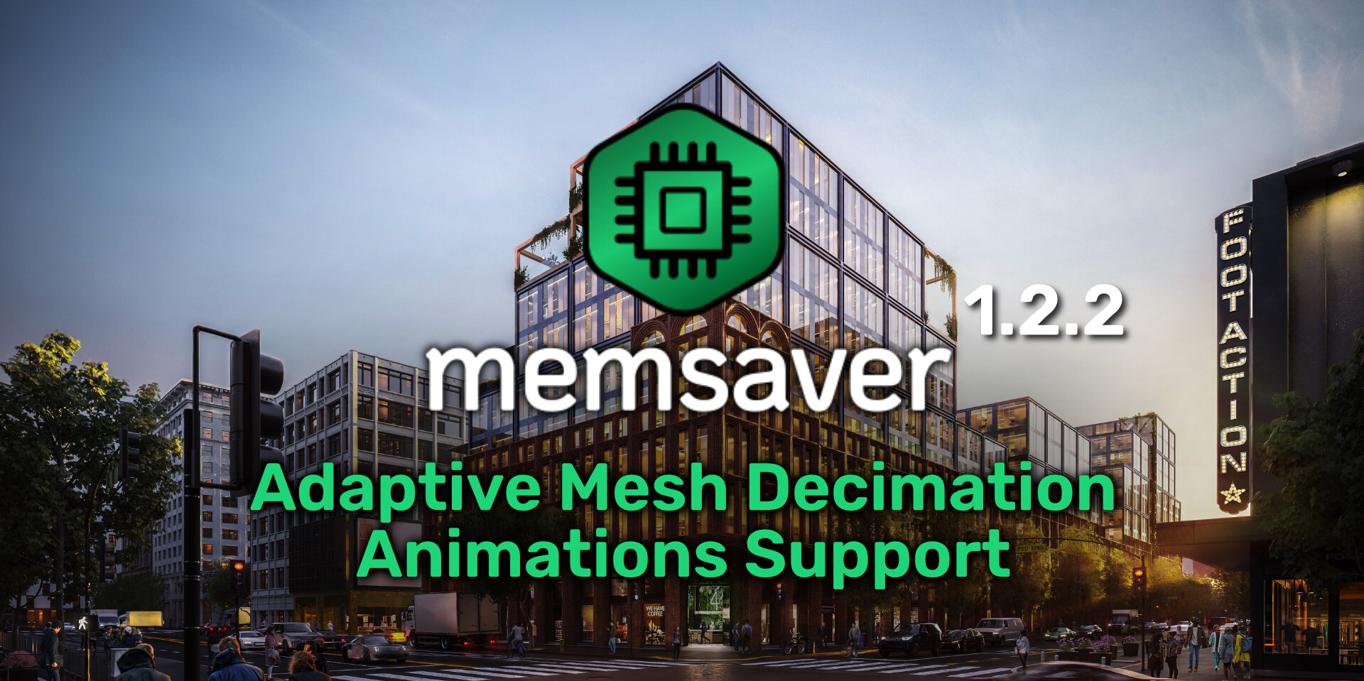 Memsaver v1.2.2 fro Blender 内存优化插件