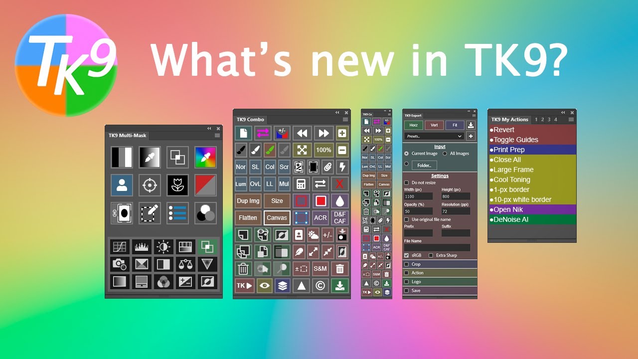 Tony Kuyper 9 V3.0.0 fro Photoshop 亮度蒙版插件