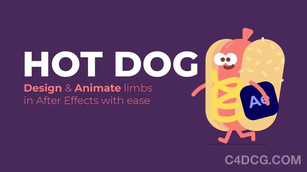 AESweets HotDog v1.1.5 Fro After Effects 二维人物肢体动作绑定插件汉化版