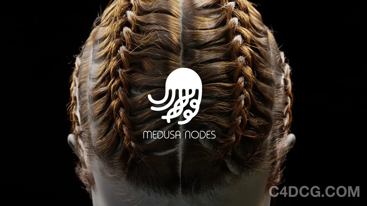 Medusa Nodes v1.0.5 Beta Fro Blender 程序化头发生成插件
