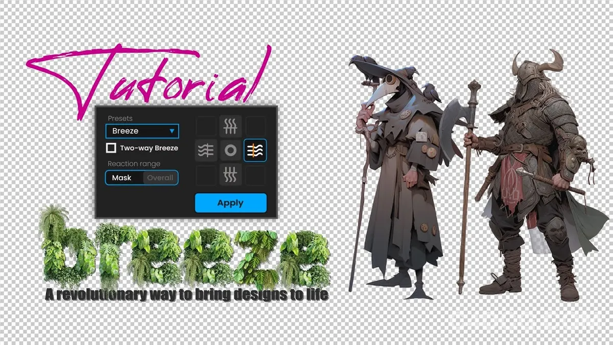 Breeze v1.0 For After Effects 图层摆动摇曳动画插件