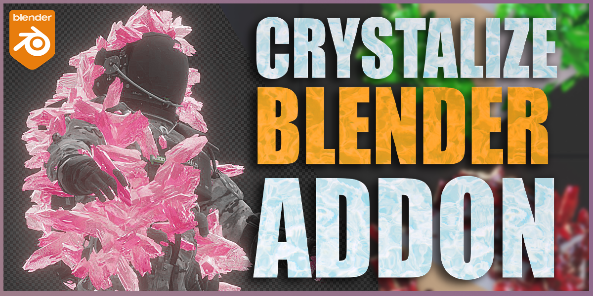 Crystalize v1.0 for blender 水晶生成插件