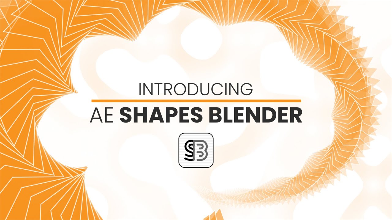 AE Shapes Blender v1.2.0 fro After Effects 扭曲变形融合脚本