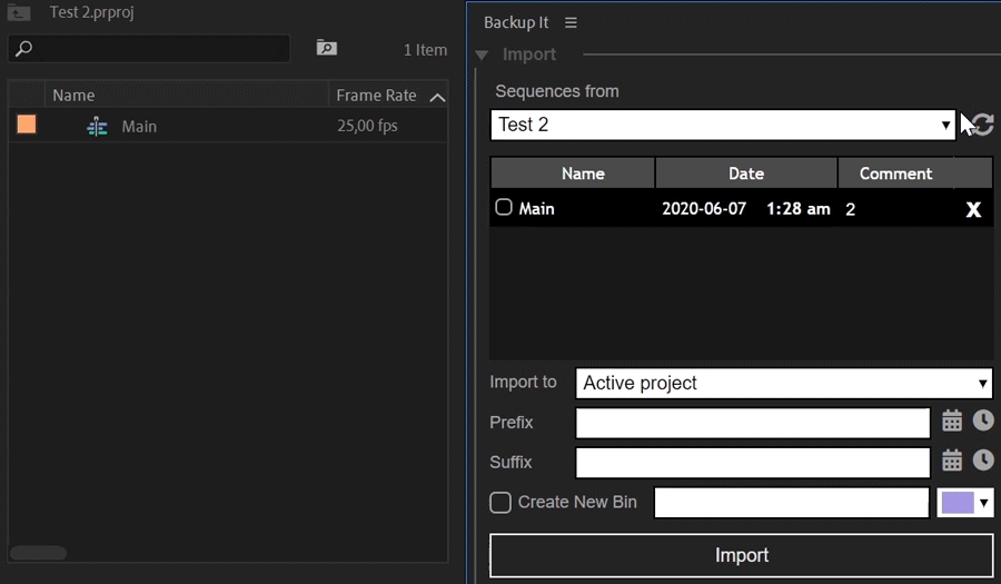 Backup It! v1.0.0 fro Premiere 序列备份脚本