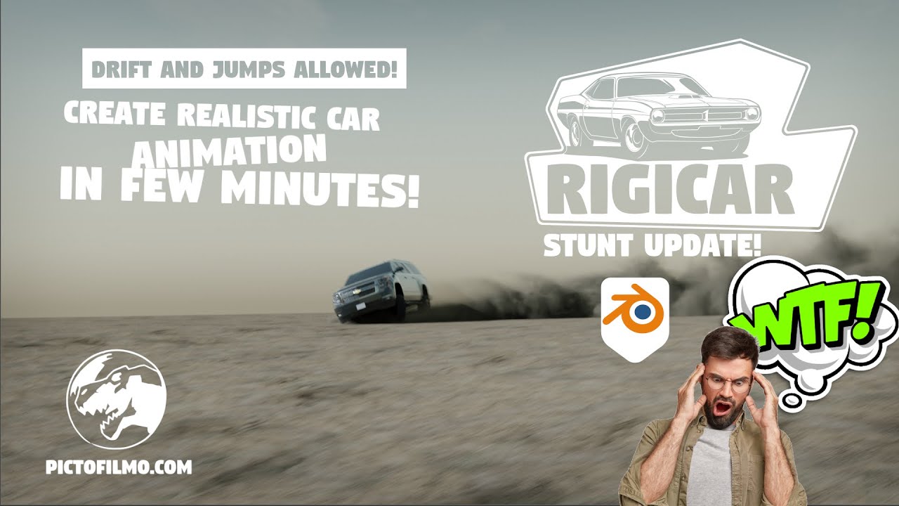 Rigicar v2.3.4 fro Blender汽车绑定插件
