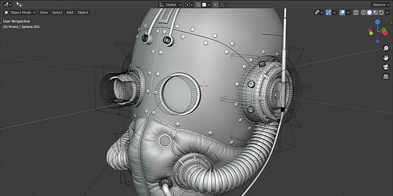 Fluent v3.3.3 Fro Blender 快速硬表面建模插件