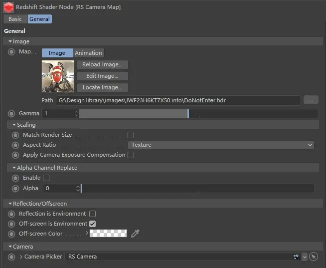 Redshift 设置：贴图节点