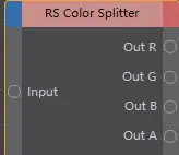 Redshift 设置：颜色节点