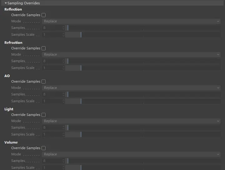 Redshift 渲染设置：如何正确的设置Redshift采样