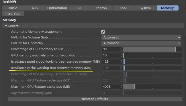 20231227112422117 Redshift 渲染设置:全局光照-辐照缓存GI引擎