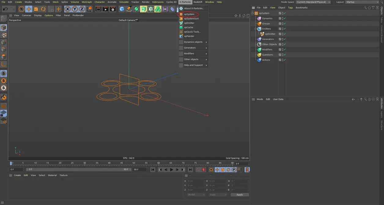 X-particles 使用文档:xpSystem